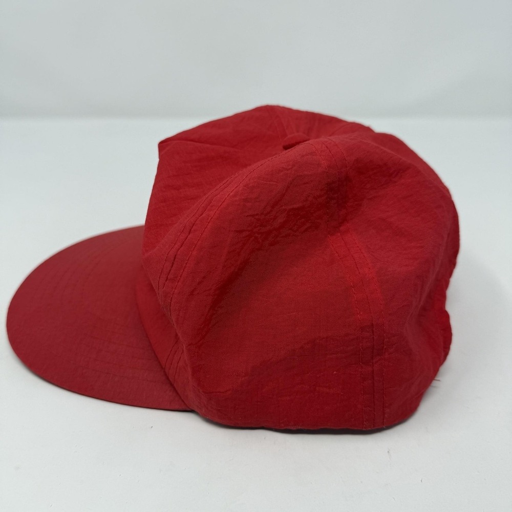 Vintage Barcelona 1992 Olympics Hat Cap Snap Back Mens One Size Red Rings 90s - Picture 2 of 6